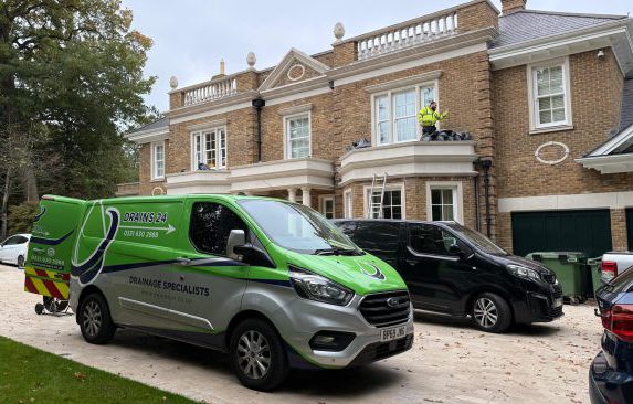 Drains24 drainage van serving Southampton and surrounding areas